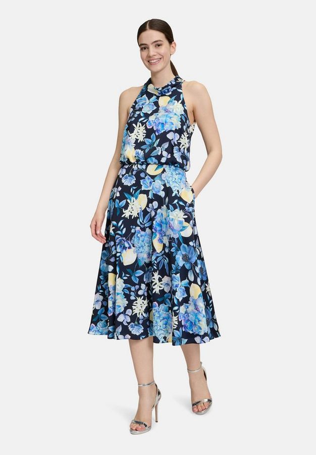 Vera Mont Cocktailkleid Damen mit Stehkragen Druck von Vera Mont