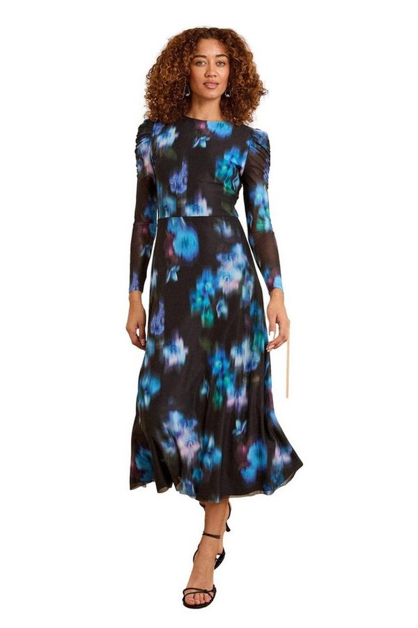 Love & Roses Midikleid Love & Roses Midikleid mit Mesh (1-tlg) von Love & Roses