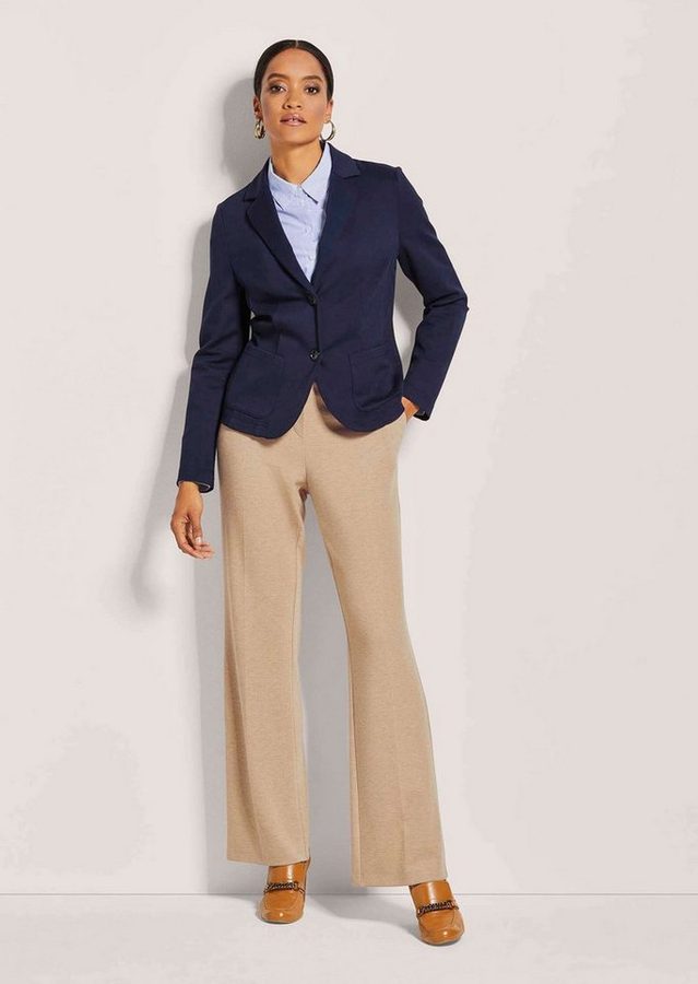 MADELEINE Kurzblazer Jersey-Blazer mit Reverskragen Unifarbenes Design mit klassischem Reverskragen von MADELEINE