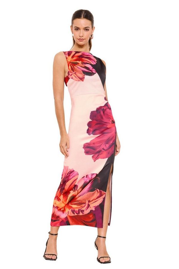 LIPSY Partykleid Lipsy Bodycon-Midaxikleid, Blumenmuster, Regular (1-tlg) von Lipsy
