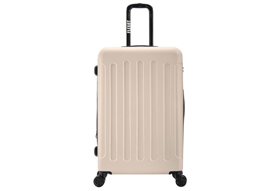 Flexot Hartschalen-Trolley F-3045 (Gr. M, L, XL) – Kofferset – ABS-Hartschale, 4 Rollen, Robuster und moderner Koffer mit vier 360° Rollen und Zahlenschloss von Flexot