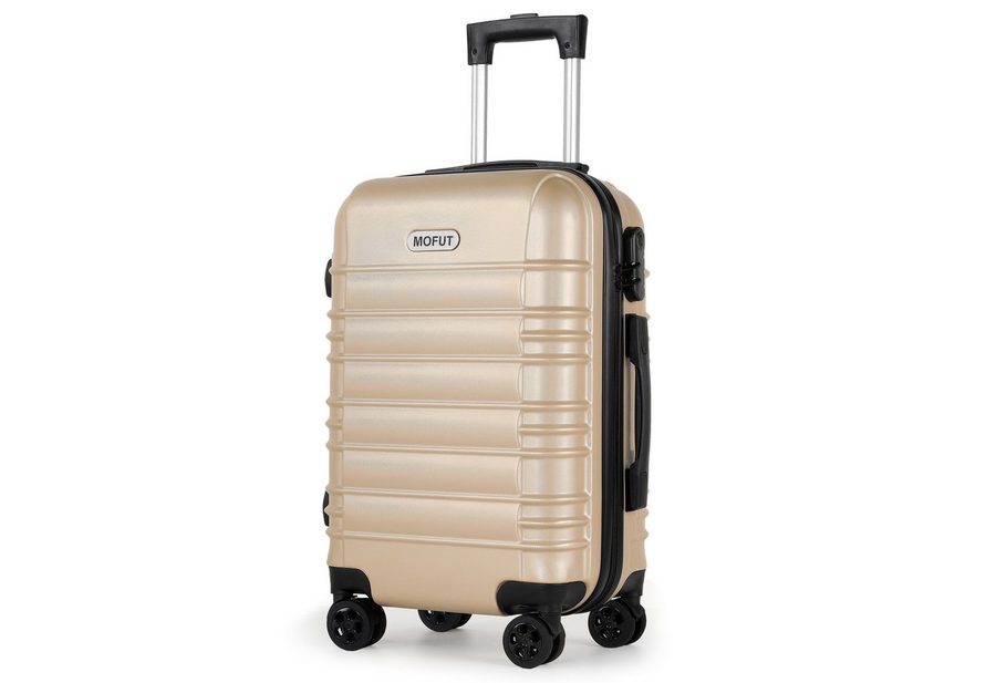 MoFut Hartschalen-Trolley Reisekoffer Trolley Großer Koffer Handgepäck Hartschale aus ABS, 4 Rollen, Trolley Handgepäck Große Kapazität mit 4 Rollen und Zahlenschloss von MoFut