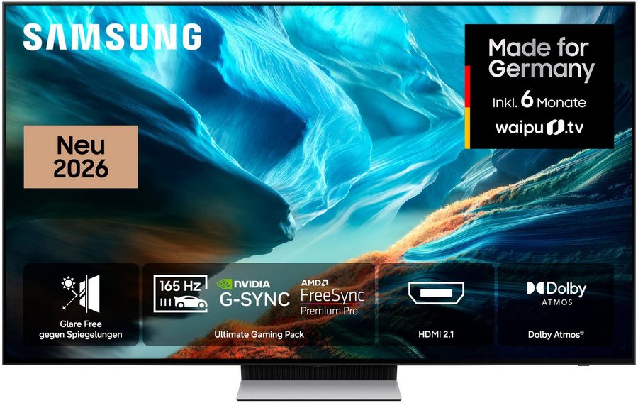 Samsung GQ48S90HAE OLED-Fernseher (120 cm/48 Zoll, 4K Ultra HD, Smart-TV, Antireflexion mit Glare Free, OLED HDR+, Gaming mit 165Hz, HDMI 2.1) von Samsung