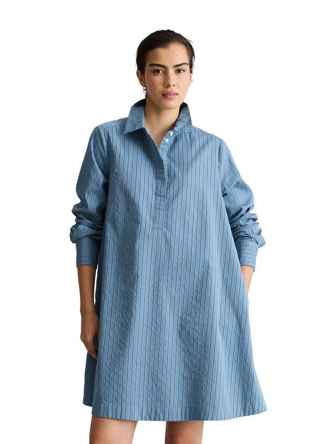 Marc O'Polo DENIM Hemdblusenkleid aus Organic Cotton-Lyocell-Mix von Marc O'Polo DENIM