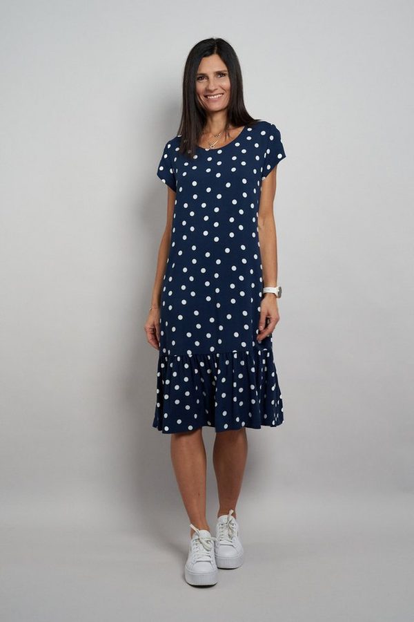 Seidel Moden Druckkleid gepunktet- aus Viskose - MADE IN GERMANY von Seidel Moden