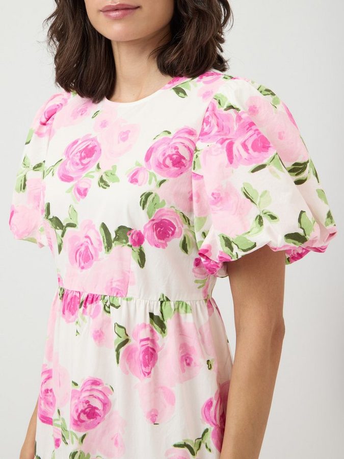 Y.A.S Midikleid YASCOLEA SS ANKLE DRESS S. NOOS Sommerkleid, Baumwolle, knöchellang von Y.A.S