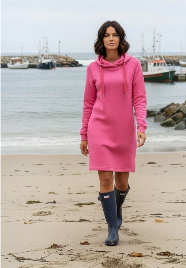 salzhaut Midikleid MÖÖV Damen Leicht tailliert salzhaut – nordisch frisch, lässig und frech für jeden Tag! von salzhaut