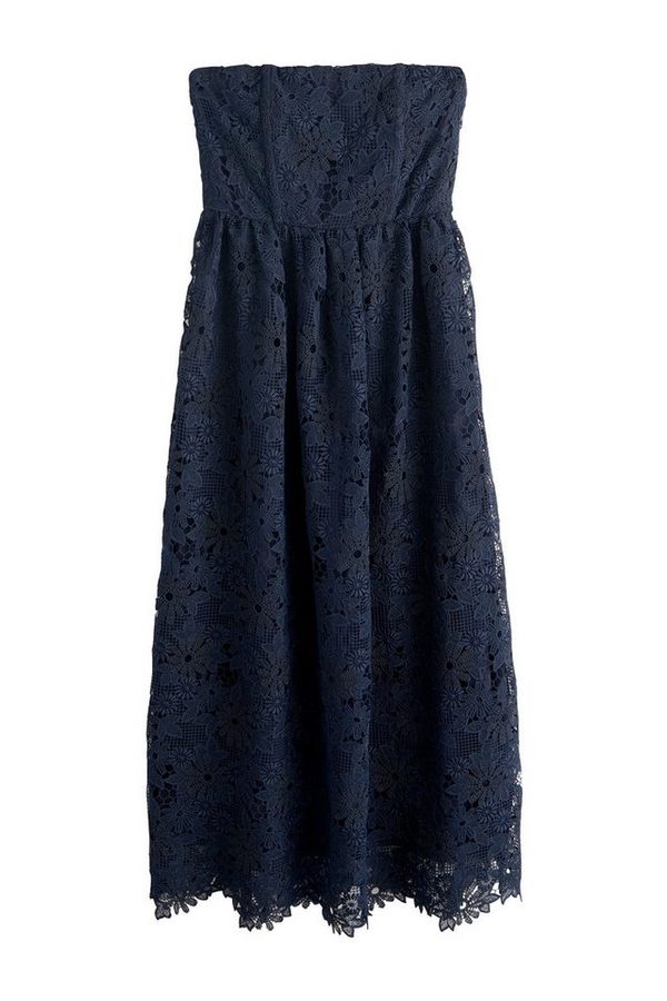 Next Midikleid Bandeau-Midikleid mit Spitze (1-tlg) von Next