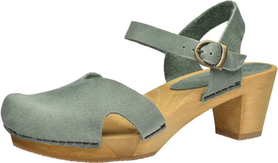 Sanita Wood-Matrix Square Flex Sandal Sandale von Sanita