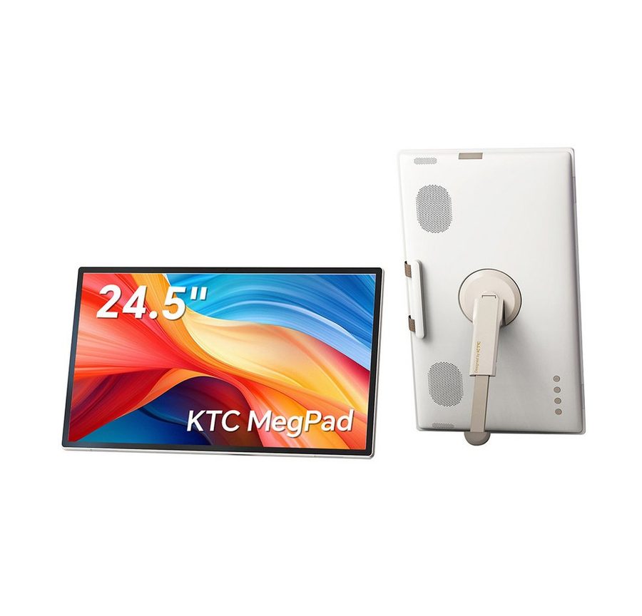 KTC A25Q5 Tragbarer Smart TV Full HD IPS, 5000mAh Akku, Touchscreen Portabler Monitor (62,23 cm/24.5 ", 1920x1080 px, 1 ms Reaktionszeit, 60 Hz, Android 14 + Google EDLA Zertifizierung, Camping Fernseher) von KTC