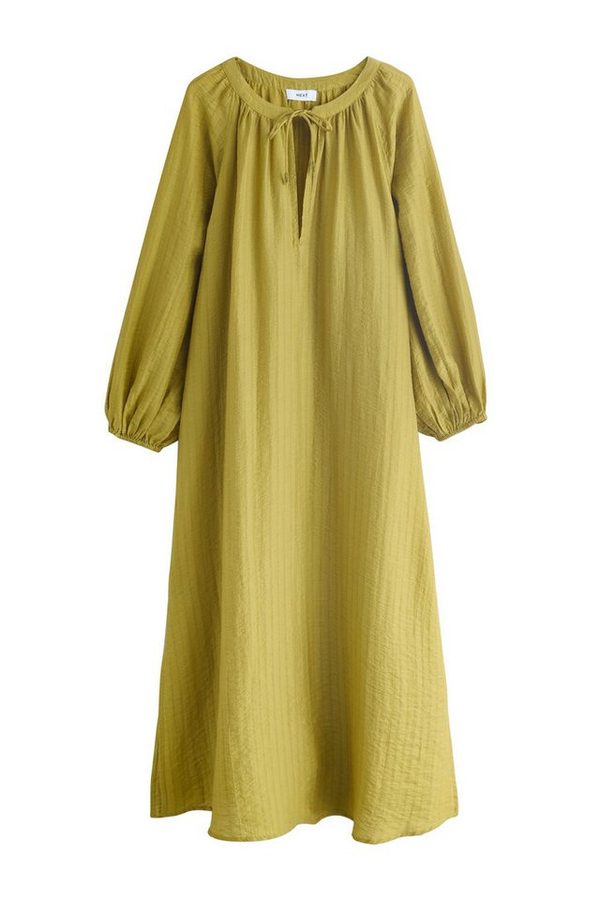 Next Maxikleid Maxikaftan mit langen Ärmeln (1-tlg) von Next