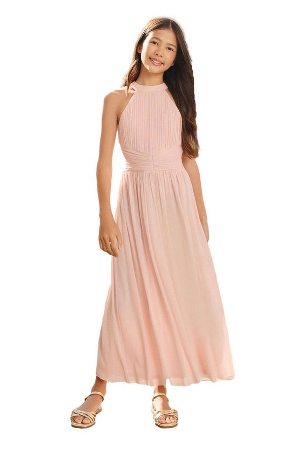 LIPSY Plisseekleid Lipsy Plissiertes, festliches Neckholder-Maxikleid (1-tlg) von Lipsy
