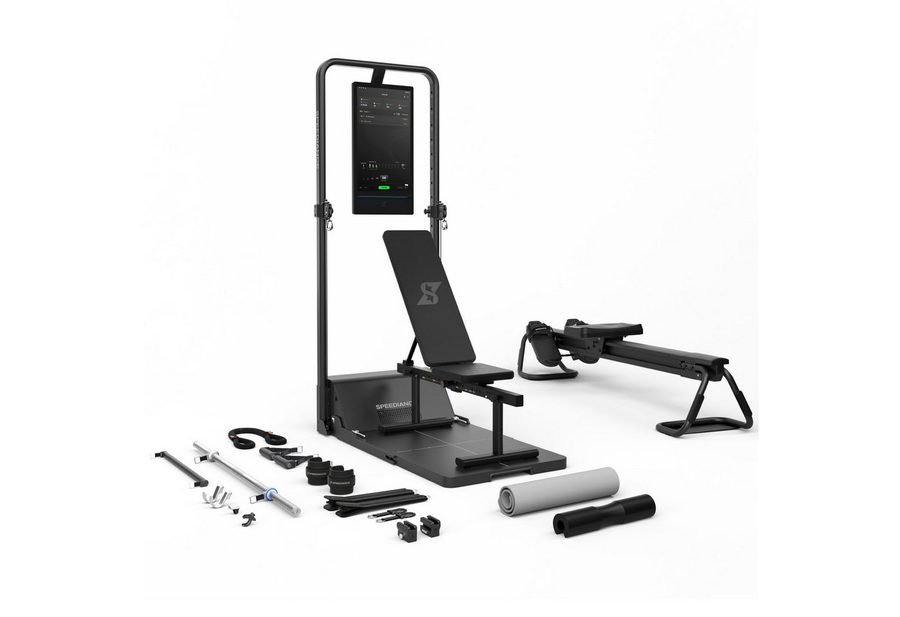 SPEEDIANCE Kraftstation Gym Monster 3S, All-in-One-Smart-Home-Gym für Ganzkörpertraining, (mit Trainingsbank und Ruderbank), Multifunktionale Smith-Maschine, Ganzkörper-Krafttrainingsgerät(Max) von SPEEDIANCE