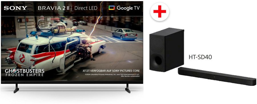 Sony K-50S25M2 50 BRAVIA 2 II DLED-Fernseher (126 cm/50 Zoll, 4K Ultra HD, Google TV) von Sony