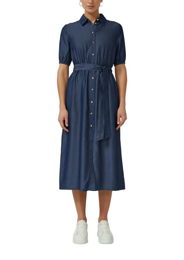 s.Oliver BLACK LABEL Hemdblusenkleid mit Bindegürtel von s.Oliver BLACK LABEL