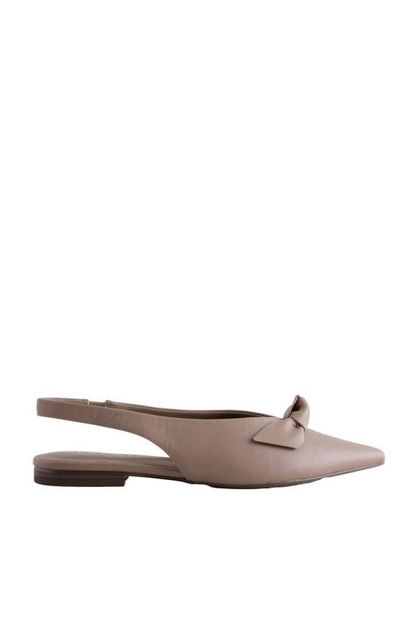 Next Forever Comfort® flache Slingbacks aus Leder Slingsandale von Next