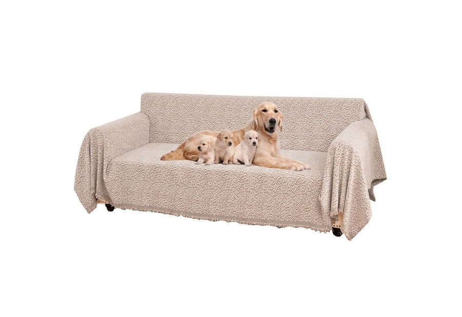 Jibenhome Ecksofahusse Chenille Sofabezug Überwurf Ecksofa L Form Sofabezug, Überzug Universal Couchbezug von Jibenhome