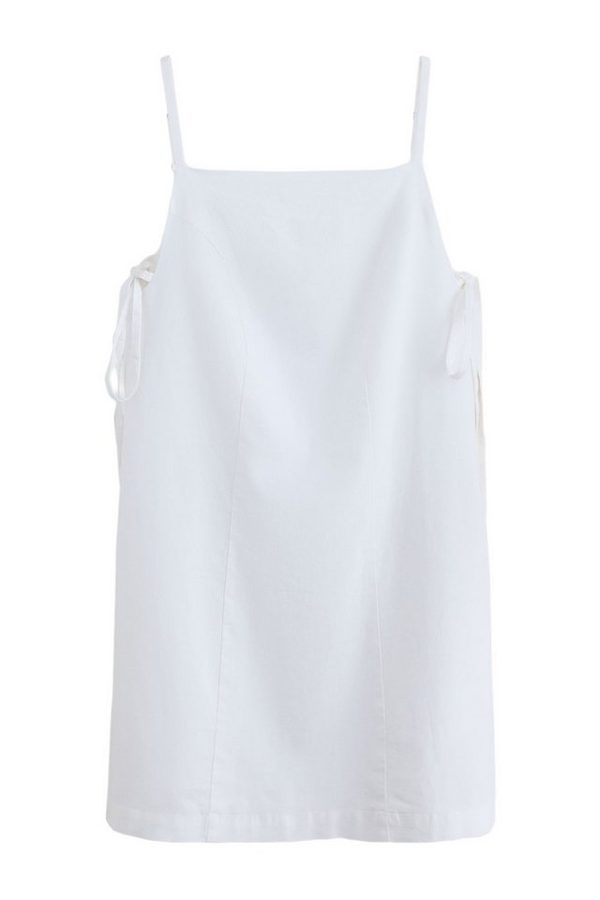 Next Sommerkleid Sommer-Minikleid mit Carré-Ausschnitt und Trägern (1-tlg) von Next