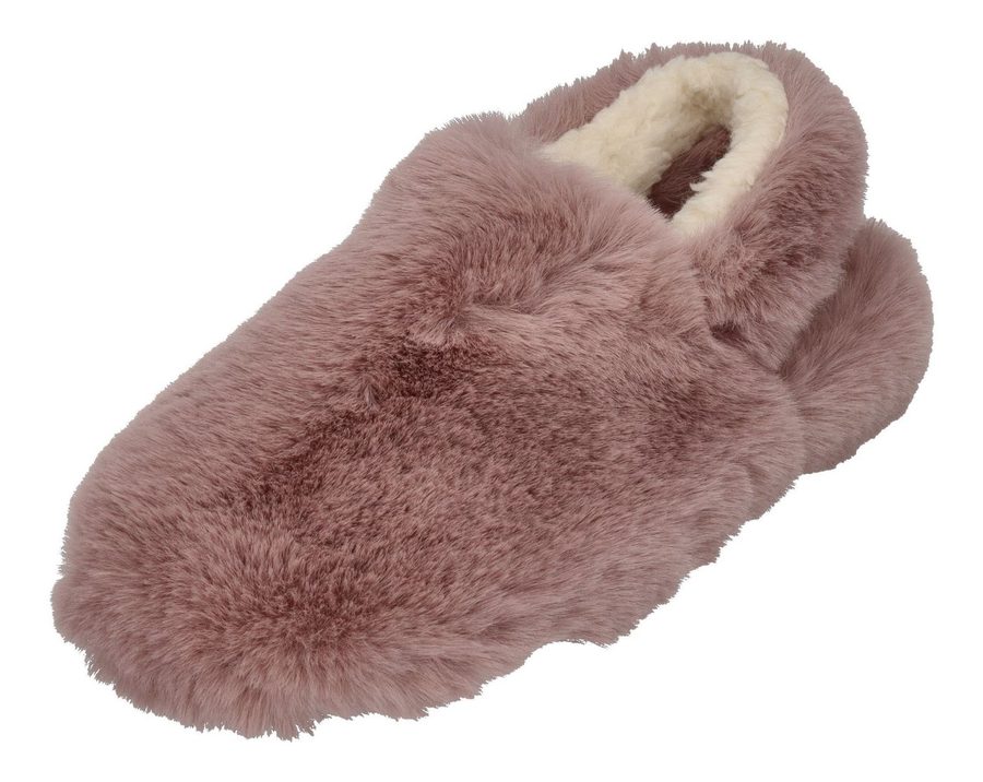 espadrij l´originale ELASTIQUE FURRY Hausschuh Rose von espadrij l´originale