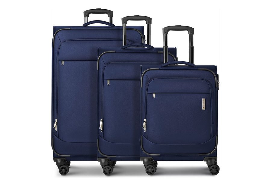 travelite Trolleyset Priego, 4 Rollen, (3-teilig, 3 tlg), Polyester von Travelite