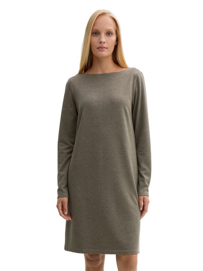 TOM TAILOR Midikleid mit U-Boot-Ausschnitt von Tom Tailor
