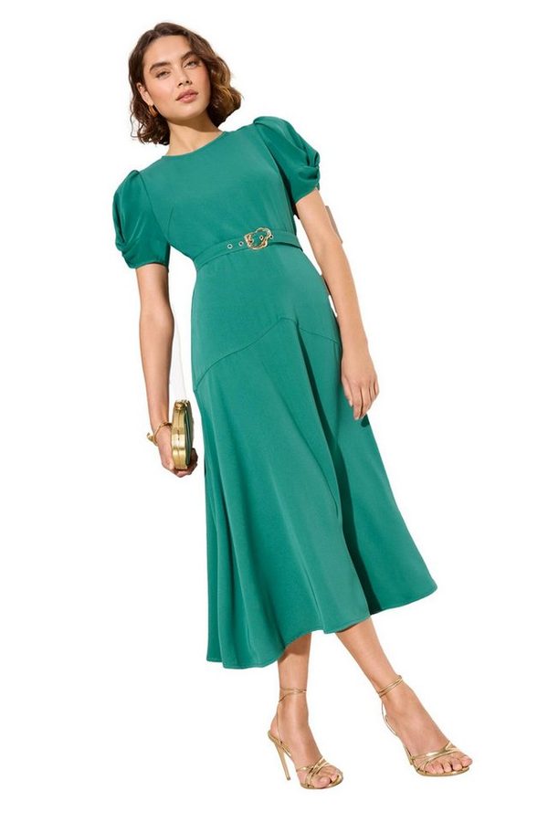 Friends Like These Midikleid Friends Like These Kurzarm-Midikleid, Regular (1-tlg) von Friends Like These