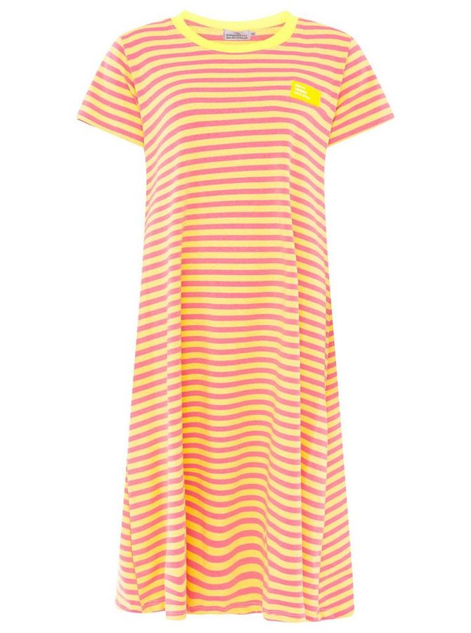 Zwillingsherz Sweatkleid Neon Streifen von zwillingsherz