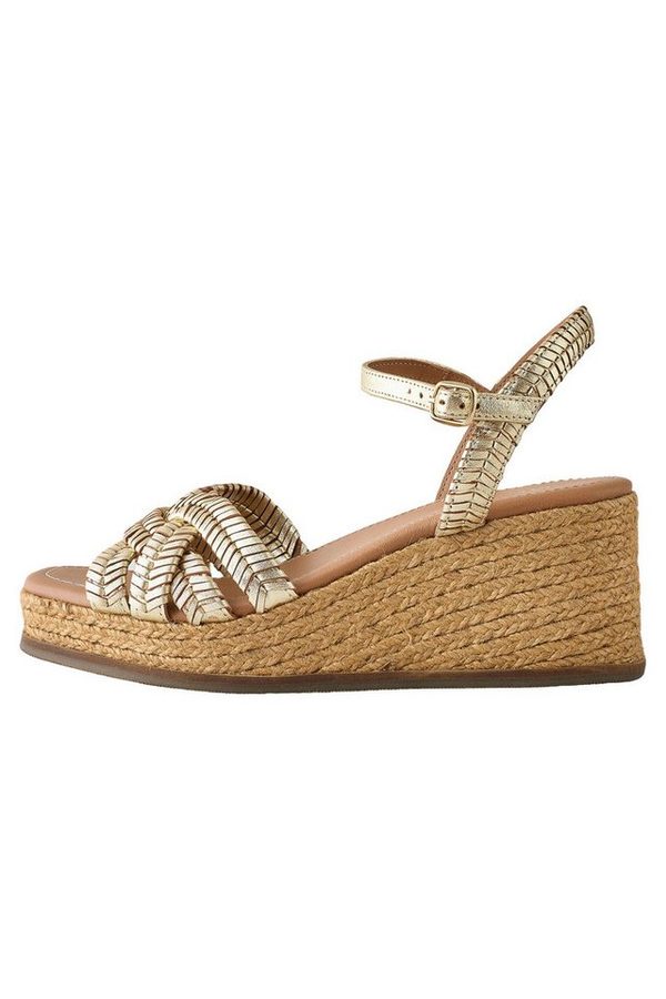 Next Forever Comfort® Leder-Wedges mit Flechtdesign Keilsandalette von Next
