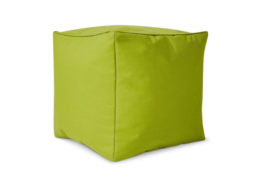 Green Bean Sitzsack Sitzsack-Hocker Pouf Cube 40x40x40cm (Hocker 40x40x40cm mit EPS-Perlen Füllung, Fußhocker Fußkissen Sitz-Pouf für Sitzsäcke), Bodenkissen für Kinder und Erwachsene - Sitzkissen Sitzhocker von Green Bean