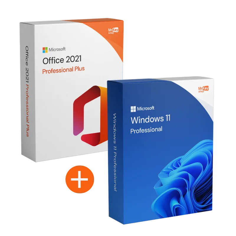 Windows 11 Pro + Office 2021 Pro Plus - Bundle von Microsoft