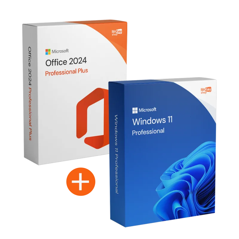Windows 11 Pro + Office 2024 Pro Plus - Bundle von Microsoft