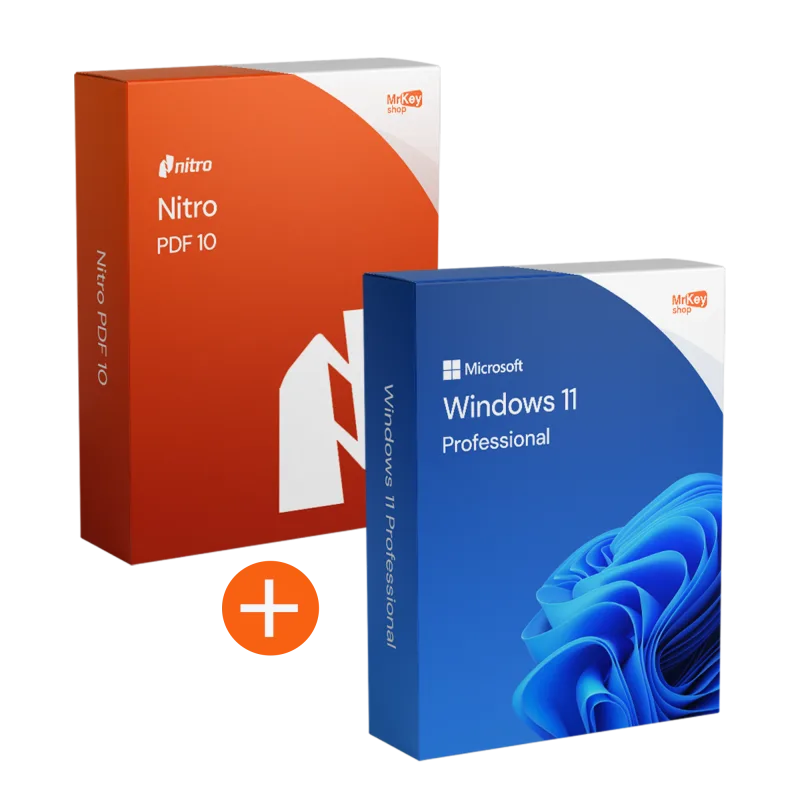 Windows 11 Pro + Nitro PDF 10 - Bundle von Microsoft