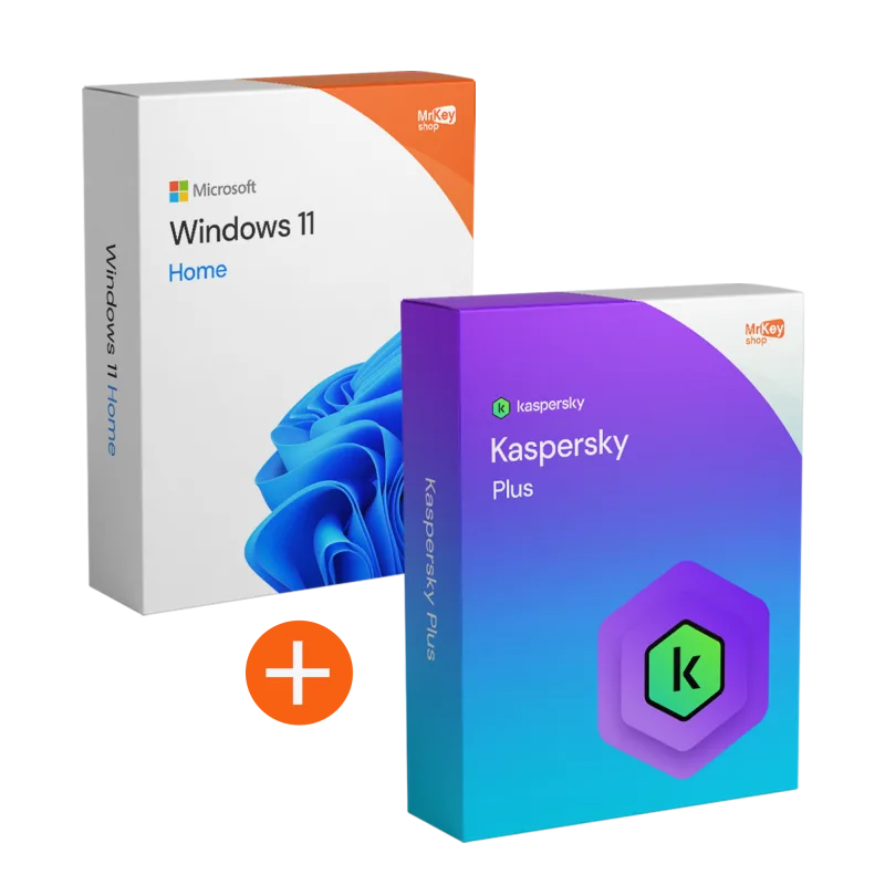 Windows 11 Home + Kaspersky Plus 1 Jahr/1 Gerät – Bundle von Microsoft