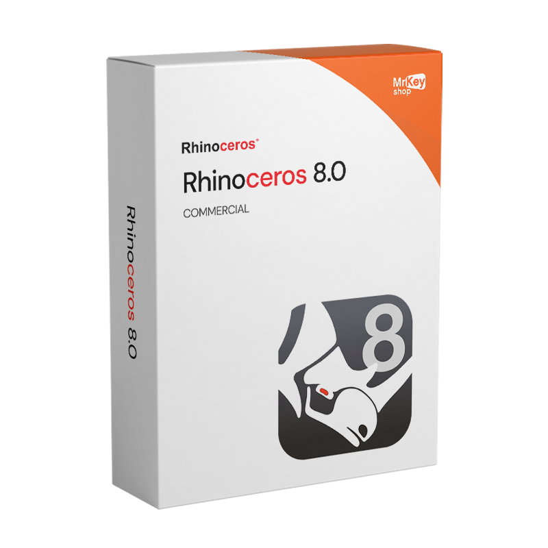Rhino 8.0 Commercial – Original-Lebenslanglizenz von Robert McNeel & Associates