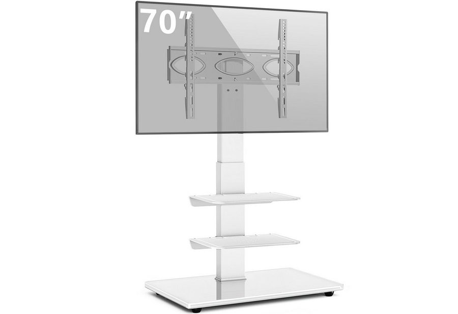 Rfiver TV-Ständer TV Bodenständer TV Standfuß mit 3 Ablagen für 32-70 Zoll Fernseher, (bis 70 Zoll, 1-tlg., Max VESA 400x400 mm bis 50 kg) von Rfiver