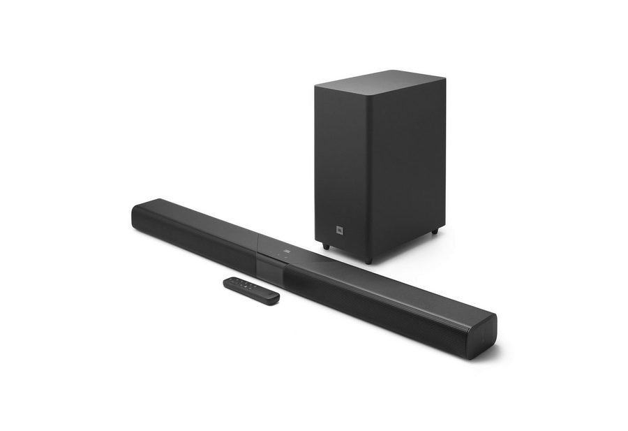 JBL CINEMA SB580MK2 3.1 Soundsystem 3.1 (A2DP Bluetooth, Bluetooth, AVRCP Bluetooth, 220 W, 3.1-Kanal-Soundbar mit Dolby Atmos und kabellosem Subwoofer) von JBL