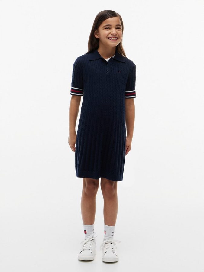 Tommy Hilfiger Strickkleid Polokragen, Kinder bis 16 Jahre von Tommy Hilfiger