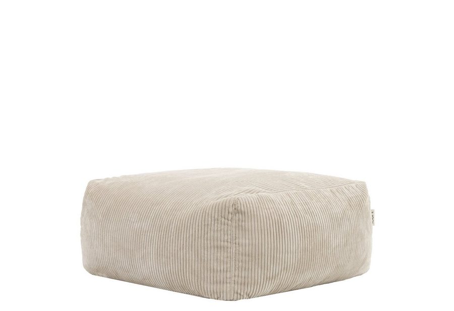 icon Sitzsack Modulares Hocker aus Cord Flauschig „Zen“, Schaumstoff Füllung, für Wohnzimmer, für Schlafzimmer von ICON