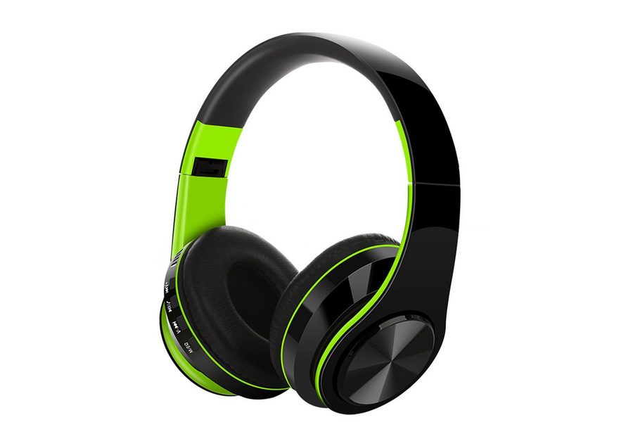 KINSI Over-Ear Bluetooth-Headset, Funk-Kopfhörer, für Gaming und Musik Bluetooth-Kopfhörer (Störungsfreie Verbindung in einem Umkreis von 30 Metern) von KINSI