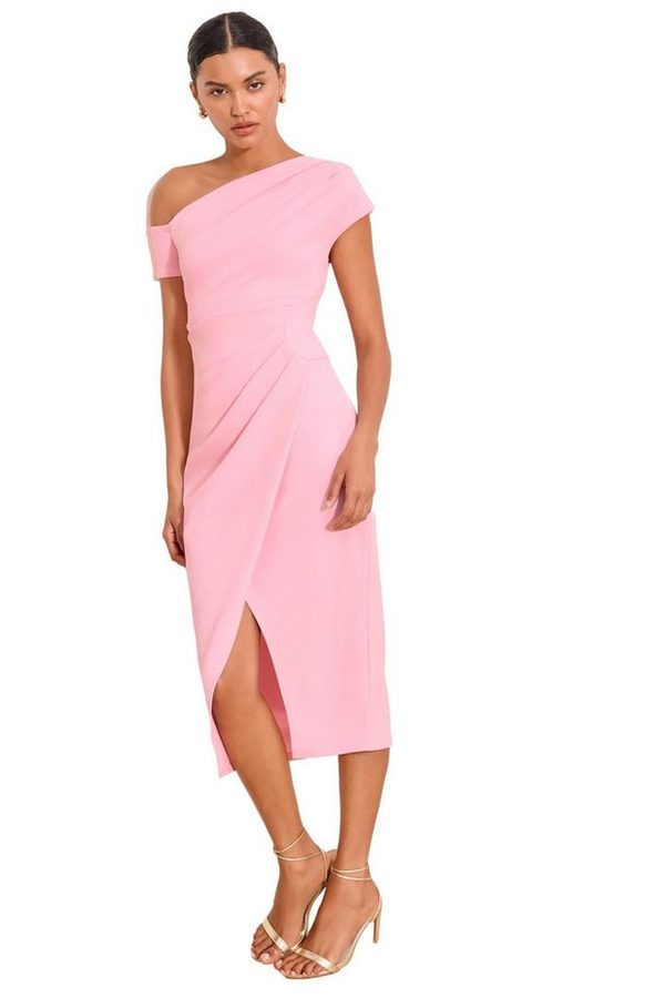 LIPSY Midikleid Lipsy Midikleid mit geraffter Taille, Regular (1-tlg) von Lipsy
