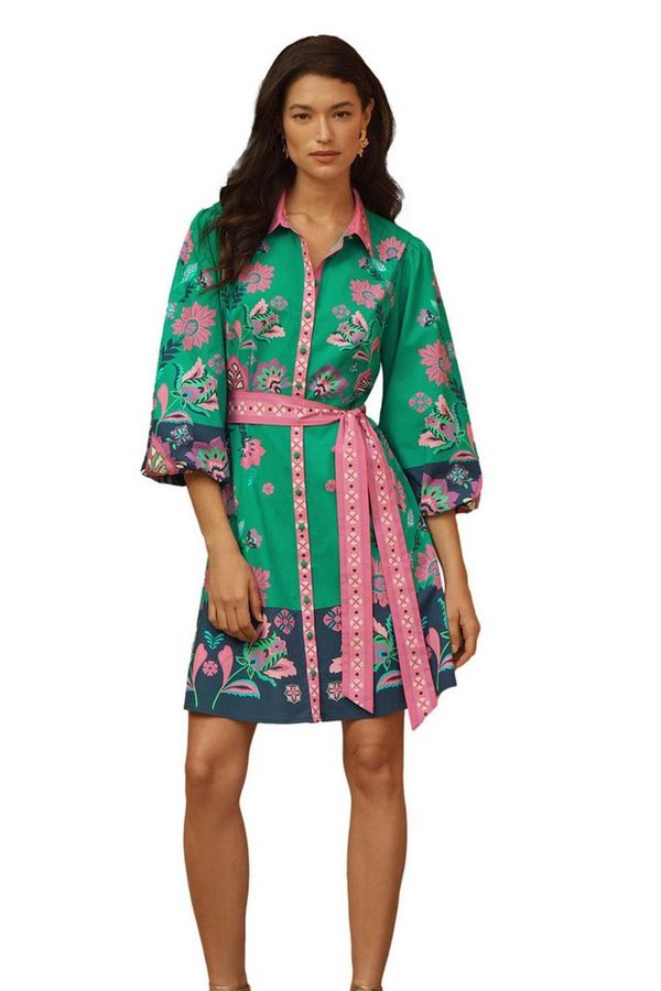Love & Roses Minikleid Love & Roses Mini-Hemdblusenkkleid aus Popeline (1-tlg) von Love & Roses