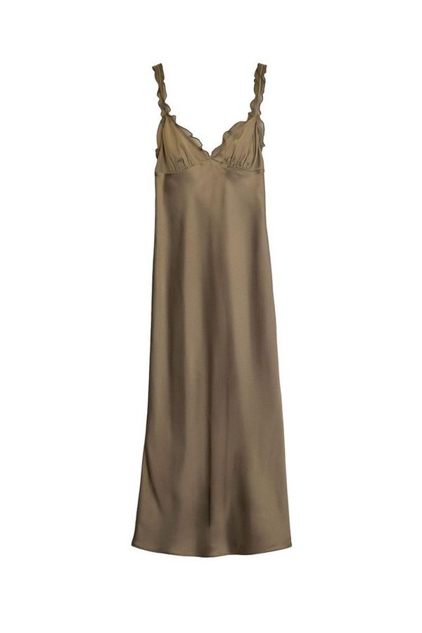 Bhoem Trägerkleid Festliches, rückenfreies Midi-Trägerkleid, Satin (1-tlg) von Bhoem