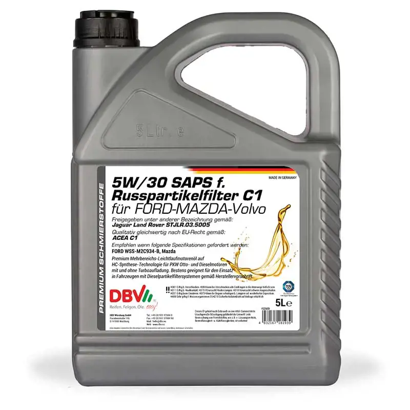 DBV C1 SAPS DPF 5W-30 5 Liter von DBV Motoröl
