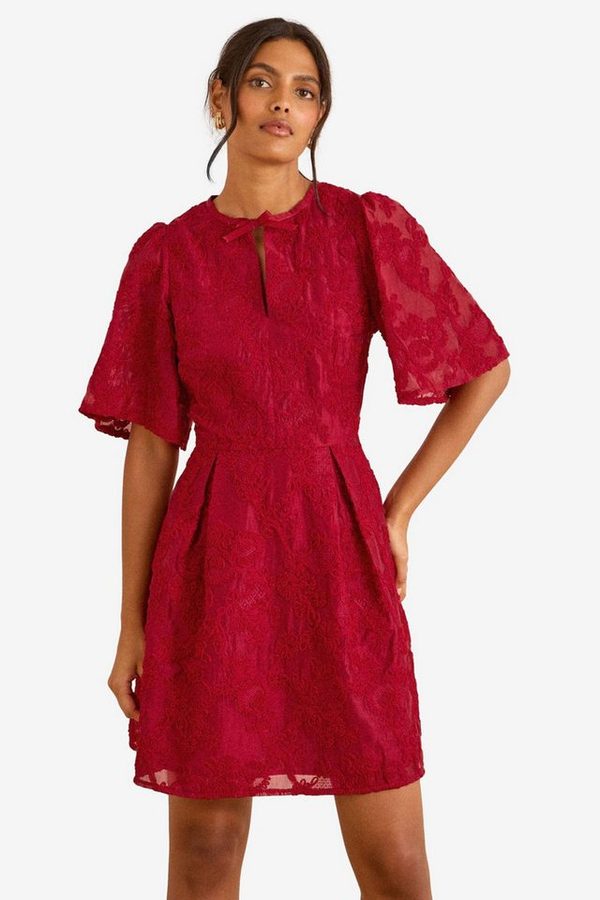 Love & Roses Minikleid Love & Roses Floraler Jacquard-Minirock, Regular (1-tlg) von Love & Roses