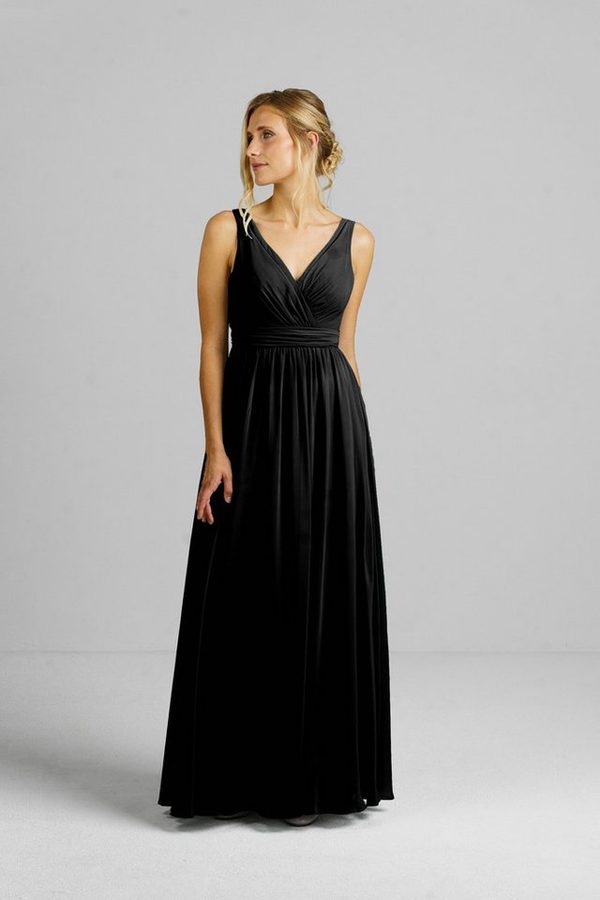 ANNIS WIESBADEN EST. 2021 Abendkleid Brautjungfernkleid Abendkleid „Jade“ mit Chiffonrock von ANNIS WIESBADEN EST. 2021