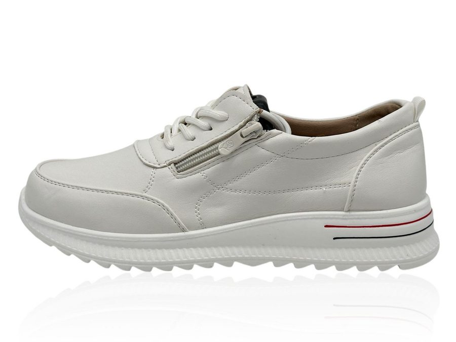 Nowaland Bequeme Damen Halbschuhe mit Reißverschluss und Schnürung Sneaker Leicht, bequem und rutschhemmend für den Alltag von Nowaland