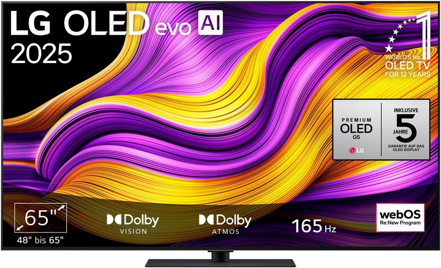 LG OLED65G59LS OLED-Fernseher (164 cm/65 Zoll, 4K Ultra HD, Smart-TV) von LG