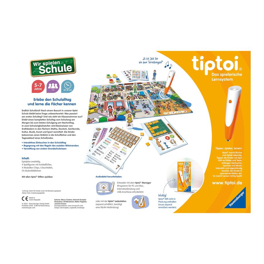 Ravensburger Tiptoi Lernspiel Wir spielen Schule von Ravensburger
