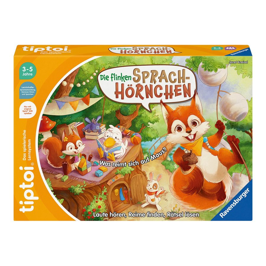 Ravensburger Tiptoi Lernspiel Die flinken Sprach-Hörnchen von Ravensburger