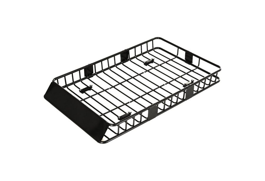 HOMCOM Dachkorb Auto Dachträger Dach Universal Schwarz 162 x 99 x 16 cm von HOMCOM
